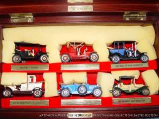 MATCHBOX 6 MODELS OF YESTERYEAR CONNOISSEURS COLLECTION LIMITED 