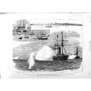   FRENCH ARMY TUNIS BOMBARDMENT SFAX SHIPS PIQUE WAR