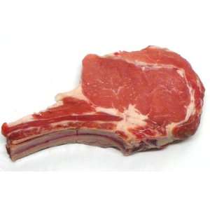 New York Prime Meat USDA Primeveal Rib Chops, 1 inch thick, 4 Count 