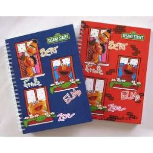  Sesame Street Hard Cover Notebook  Elmo & Ernie (1 pc 