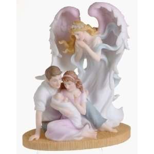 Seraphim Classics   Blessings From Heaven Angel With Family Figure 