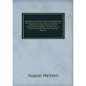   Landwirthschaft, Volume 4 (German Edition) August Meitzen Books