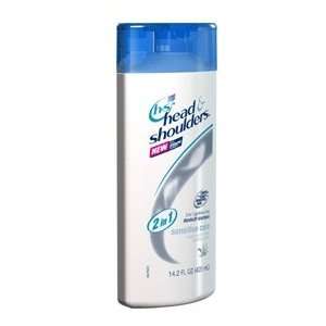    Head & Shoulders Shampoo Sens Care 2n1 Size 14.2 OZ Beauty