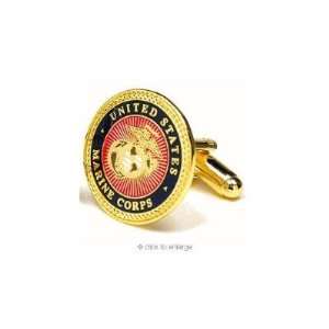  US Marine Corps Cufflinks w/Jewelry Box