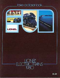 1980 LIONEL TRAINS CONSUMER CATALOG USED  