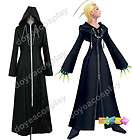 kingdom hearts 2 organization court 13 cosplay costume black cloak