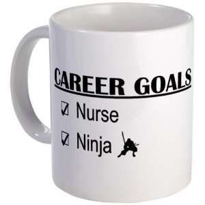 Nurse Career Goals Funny Mug by CafePress:  Kitchen 
