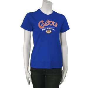   Blue Ladies 2006 SEC Football Champions T shirt: Sports & Outdoors