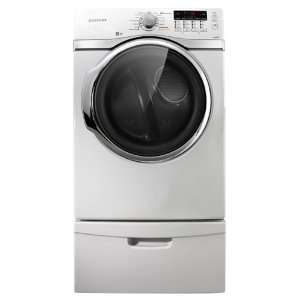   cu. ft. Capacity Electric Steam Dryer (Neat White): Appliances