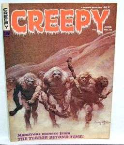 1967 CREEPY # 15 Warren Monster Magazine FRANK FRAZETTA  