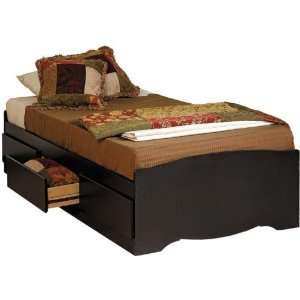 Twin Size Storage Bed by Prepac: Home & Kitchen