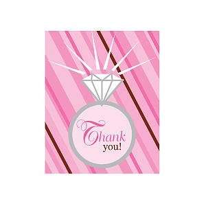  Bride To Be Dots Thank You Notes Package of 8 Toys 