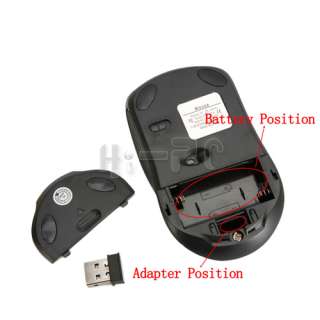 3114 2.4G Wireless Optical Mouse Crimson For USB PC Laptop/Notebook 