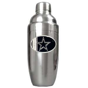   Dallas Cowboys NFL Stainless Steel Cocktail Shaker: Sports & Outdoors