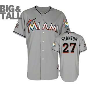  Authentic 2012 Giancarlo Stanton Road Cool Base Jersey w/Inaugural 