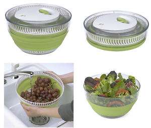 PROGRESSIVE CSS 1 COLLAPSIBLE SALAD SPINNER WASH & DRY  