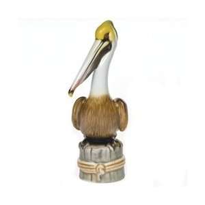  Herend Pelican On Post Natural Color