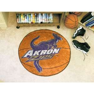   Akron Zips NCAA Basketball Round Floor Mat (29) 