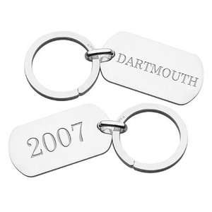  Dartmouth College Dog Tag Key Ring
