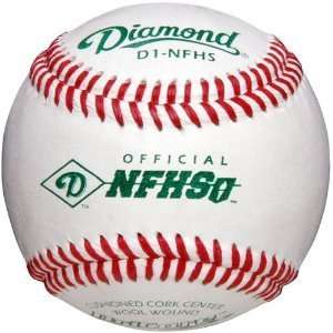  D1 NFHS High School Leather Baseball Individual  Sports 