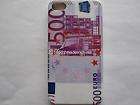 500 Euro Money Image Hard Case Skin Cover For Apple iPhone 4 4G 4S 