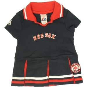   Girls Boston Red Sox Team Color Cheerleader Dress: Sports & Outdoors
