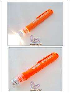 New Pen style Waterproof Dive Flashlight Torch Orange  