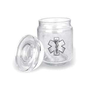  Pewter EMS Star of Life Candy Jar 