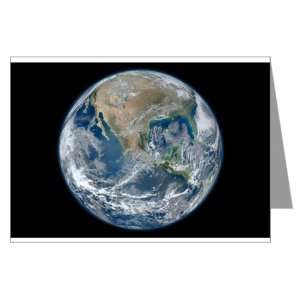   Cards (10 Pack) Earth in HD from 2012 Satellite Photo 
