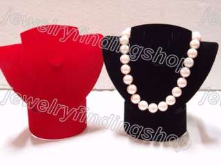 4sets Velvet Necklace Bracelet Jewelry Display d001  