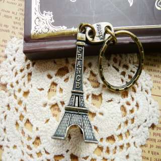 France Eiffel Tower Long Key Chain Elegant Souvenir Gift FREE SHIP New 