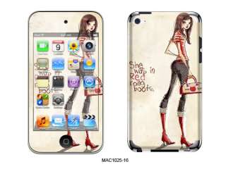 Rock & Roll Sticker Skin Cover For iPod Touch 4 4G 4th  