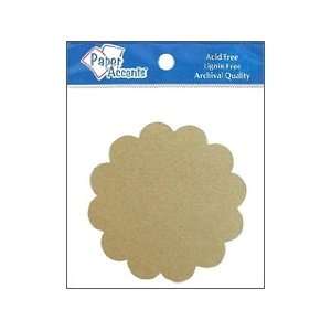  Paper Accents Chipboard Shapes Scalloped Circle 8pc 