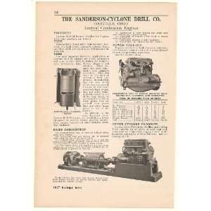  1927 Sanderson Cyclone Internal Combustion Engines Print 