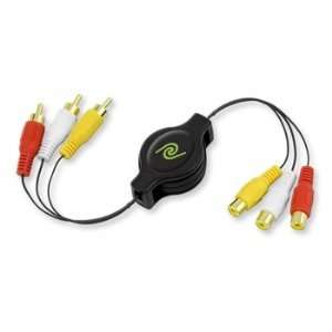  Emerge ETCABLERCAX RCA Audio Extension Cable: Electronics