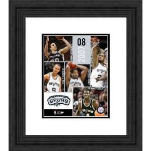   Framed Team Composite San Antonio Spurs Photograph