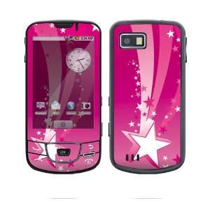  Samsung Galaxy (i7500) Decal Skin   Pink Stars: Everything 