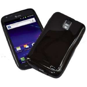  Samsung Galaxy Skyrocket II 2 Case soft BLACK gel cover Flexible 
