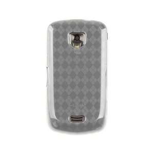  TPU Flexible Plastic Phone Cover Case Clear Checkers For Samsung 