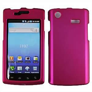 Samsung Captivate I897 Rose Red Rubberized Hard Protector Case