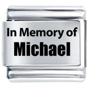  In Memory Michael People Italian Charm Bracelet Pugster 