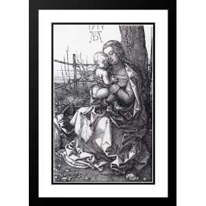 Durer, Albrecht 18x24 Framed and Double Matted Madonna By The Tree 