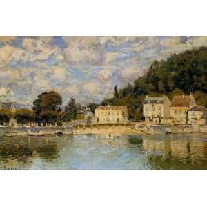 Hand Made Oil Reproduction   Alfred Sisley   24 x 16 inches   Horses 