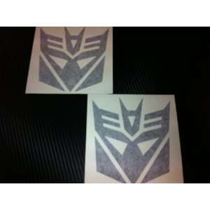  1 Pair of Decepticons Transformers Racing Decal Sticker 