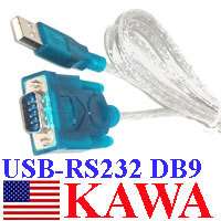 USB to RS232/RS 232 Serial DB9 Cable Converter PDA GPS  