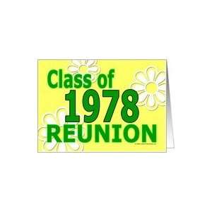 Class Reunion 1978 Card