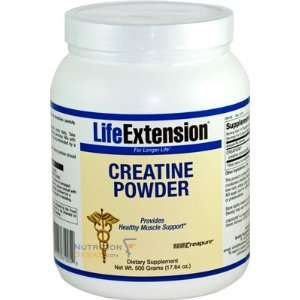  Life Extension Creatine Powder, 500 Gram Health 