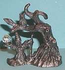 Spoontiques Pewter Hudson Fantasy Wizard Owl In Tree