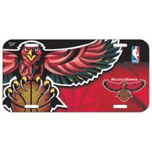   Atlanta Hawks High Definition License Plate *SALE*: Sports & Outdoors