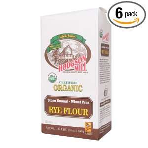 Hodgson Mill Organic Rye Flour, 30 Ounce (Pack of 6)  